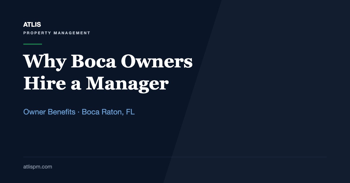 Benefits of Hiring a Professional Property Manager in Boca Raton: What 752 Competing Rentals Mean for Owners