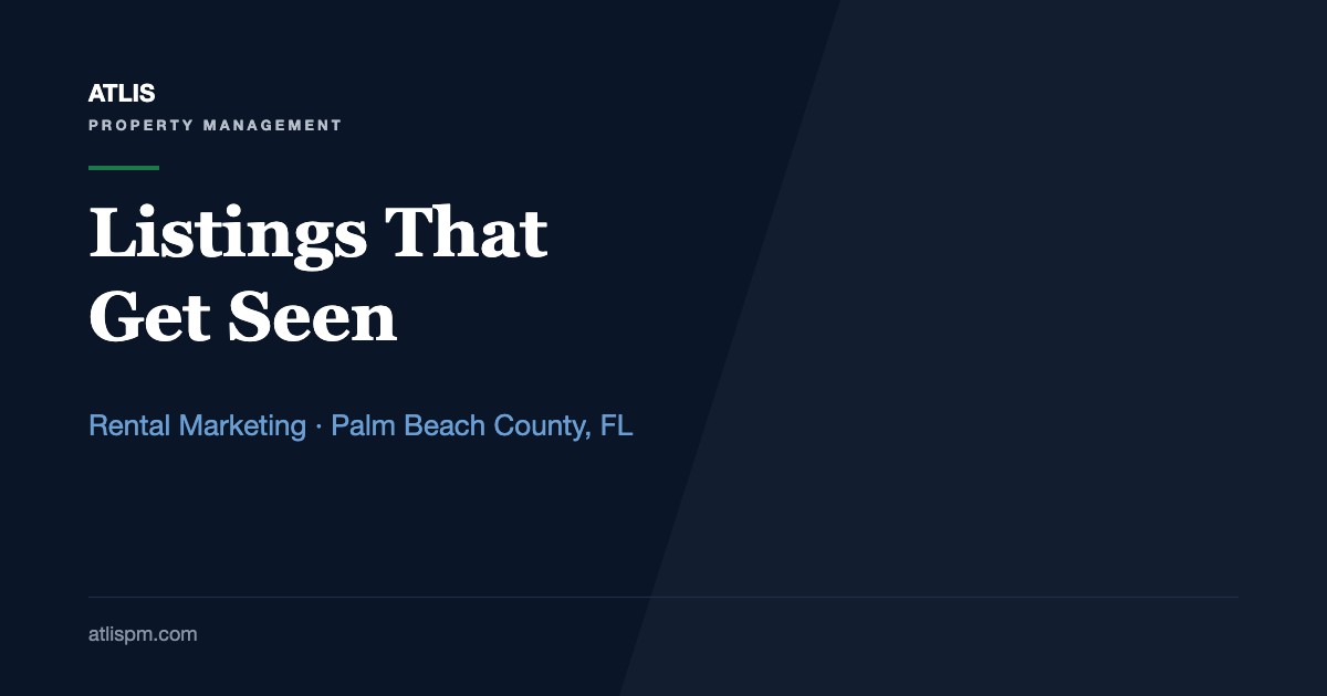 How to Optimize Property Listings for Maximum Exposure in Palm Beach County: Standing Out Among 968 West Palm Beach Rentals and 752 in Boca Raton