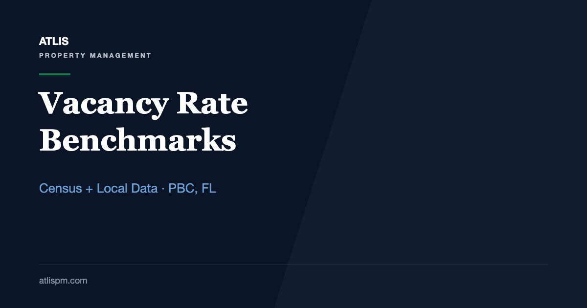 Vacancy Rate Benchmarks and How Property Managers Outperform Them: Reading the 9.1% Metro Rate Against Your Own Home